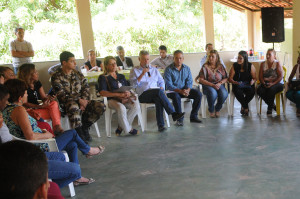 O governador Rollemberg em encontro com representantes de diversos setores da Fercal.