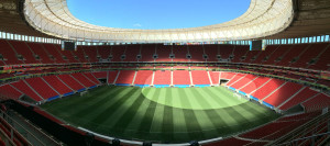 As quatro seleções que estreiam no torneio de futebol da Olimpíada 2016 no Estádio Nacional de Brasília Mané Garrincha fizeram reconhecimento do gramado na tarde desta quarta-feira (3).