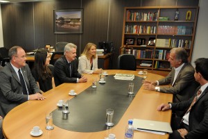 O governador de Brasília, Rodrigo Rollemberg, reuniu-se na manhã desta segunda-feira (22) com o ministro do Tribunal de Contas da União José Múcio Monteiro