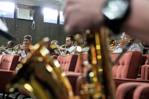 Há um mês a Banda de Música da Polícia Militar do Distrito Federal se prepara para o Desfile Cívico de 7 de Setembro.