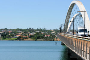 Ponte JK, no Lago Sul.