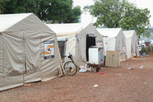 Parte dos núcleos familiares que ocupavam a área está abrigada no Movimento Eureka, da Arquidiocese de Brasília, na 906 Norte