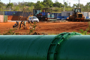 Obras para captação, tratamento e distribuição de água no Bananal começaram nesta sexta-feira (4).