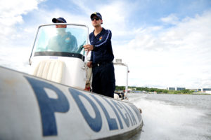 Companhia Lacustre é a responsável por coibir e combater delitos praticados no espelho d’água