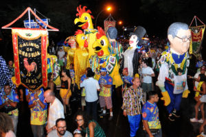 O tradicional bloco Galinho de Brasília percorreu as entrequadras da Asa Sul.