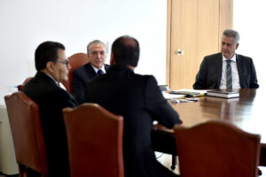 Encontro da Executiva Nacional do PSB com o presidente Michel Temer teve a presença do governador Rollemberg, o partido se colocou à disposição nas pautas positivas para o País.