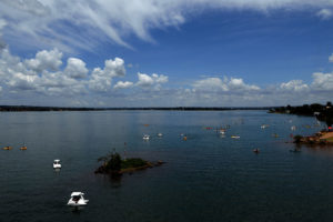 Orla do Lago Paranoá.