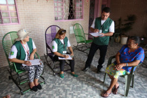 Uma das unidades básicas de saúde, na Quadra 302, iniciou o recadastramento dos pacientes. Euda Vaz, de 69 anos, é uma das atendidas no local