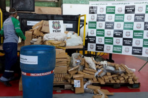 Droga foi incinerada em forno de empresa no setor industrial de Ceilândia