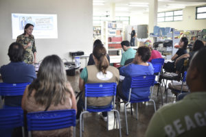 Projeto de para formar entre professores e agentes de educação multiplicadores de temas ambientais foi iniciado hoje no Núcleo Bandeirate.