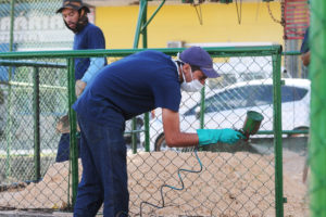 Programa Cidades Limpas faz revitalização da praça da CNC 1, em Taguatinga.