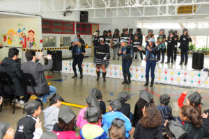 Na manhã desta quarta (5), alunos da Escola Classe 415 Norte apresentaram atividades sobre o combate ao Aedes aegypti no DF.