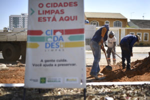 A praça da Vila Dimas, na CSE 3, em Taguatinga Sul, foi revitalizada pelo programa Cidades Limpas. A seleção do local para a intervenção partiu das informações do mapa do medo.