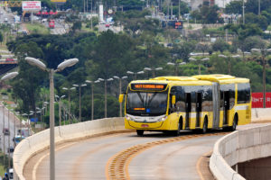 Novas estações do BRT no Park Way serão atendidas por cinco linhas e 60 ônibus.