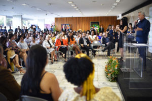 O Palácio do Buriti sediou, neste sábado (25), a abertura do Orange Day, iniciativa da Organização das Nações Unidas (ONU) em alusão ao Dia Mundial de Combate à Violência contra a Mulher.