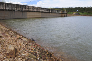 A Barragem do Descoberto com nível em 37,7% em 12 de janeiro.