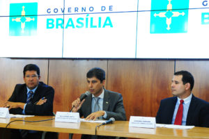 Guilherme Abreu em coletiva de imprensa