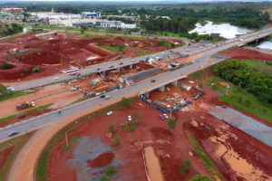 Obras do Trevo de Triagem Norte