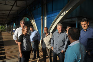 O governador de Brasília, Rodrigo Rollemberg, vistoriou na manhã desta quarta-feira (24) as instalações do Shopping Popular de Brasília.