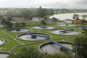 A Estação de Tratamento de Esgotos Sul.