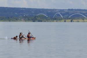 Lago Paranoá, Brasília, DF, Brasil 7/2/2018 Foto: Pedro Ventura/Agência Brasília.Uma série de atividades no Lago Paranoá abrirá a programação do 8º Fórum Mundial da Água neste domingo (18). A partir das 6h30, a orla da Ponte JK receberá ações gratuitas (veja a arte) para celebrar o Dia Mundial da Água — 22 de março.