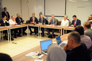 O governador de Brasília, Rodrigo Rollemberg, participou da abertura de reunião da diretoria e dos conselhos superior e consultivo da Associação Nacional de Educação Católica do Brasil (Anec) e destacou avanços do governo na área, como a universalização do acesso à educação para crianças de 4 e 5 anos.