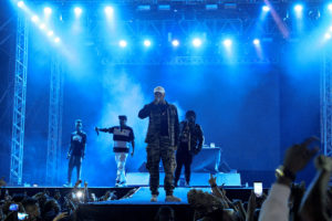 Mano Brown encerrou as comemorações dos 58 anos de Brasília na Esplanada dos Ministérios. Foto: Toninho Tavares/Agência Brasília