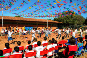 Escola Classe Aspalha recepciona integrante da Embaixada da Bélgica. Foto: Dênio Simões/Agência Brasília