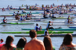 Aloha Spirit ocorre pela primeira vez em água doce. Entre as oito modalidades disputadas, está canoa havaiana