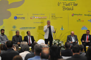 O Centro de Convenções Ulysses Guimarães recebe até domingo (1º) a sexta edição da FestFlor Brasil – Feira Nacional da Cadeia Produtiva de Flores e Plantas Ornamentais.  Foto: Renato Araújo/Agência Brasília