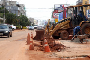 Obras de urbanização progridem em Vicente Pires