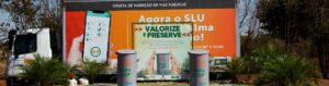 Já são 307 papa-lixos instalados em todo o DF. A meta do GDF é disponibilizar um total de 454 contêineres para atender a população de todas as regiões administrativas até 2022| Foto: Divulgação/SLU