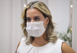 Para a secretária da Mulher, Ericka Filippelli, o sistema agilizará o atendimento da vítima, além de possibilitar o monitoramento e a avaliação das políticas de enfrentamento à violência contra as mulheres| Foto: Geovana Albuquerque/Agência Brasília