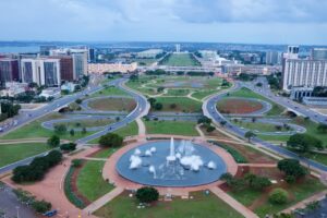 Os estacionamentos da parte de baixo da Torre de TV, próximo à fonte, não poderão ser utilizados | Foto: Renato Alves/Agência Brasília